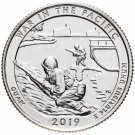 2019 US Guam War In The Pacific National Park Quarter Dollar Commemorative Copy Coin