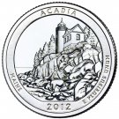2012 US Maine Acadia National Park Quarter Dollar Commemorative Copy Coin