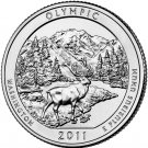 2011 US Washington Olympic National Park Quarter Dollar Commemorative Copy Coin 2011 US Washington Olympic National Park Quarter Dollar Commemorative Copy Coin
