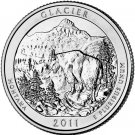 2011 US Montana Glacier National Park Quarter Dollar Commemorative Copy Coin