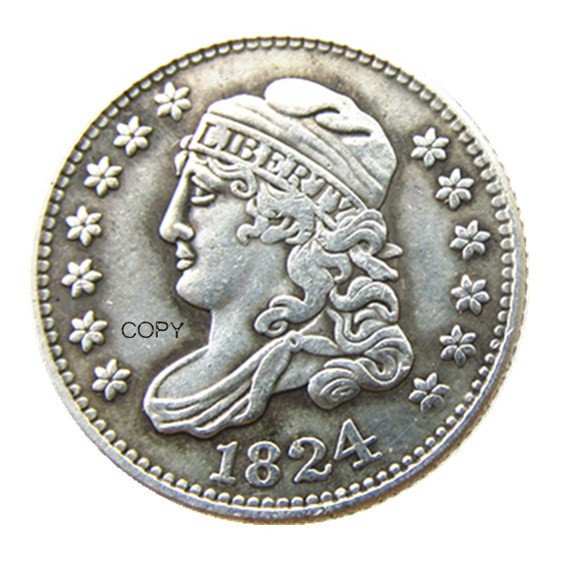 USA 1824 Capped Bust Dime 10C Copy Coins