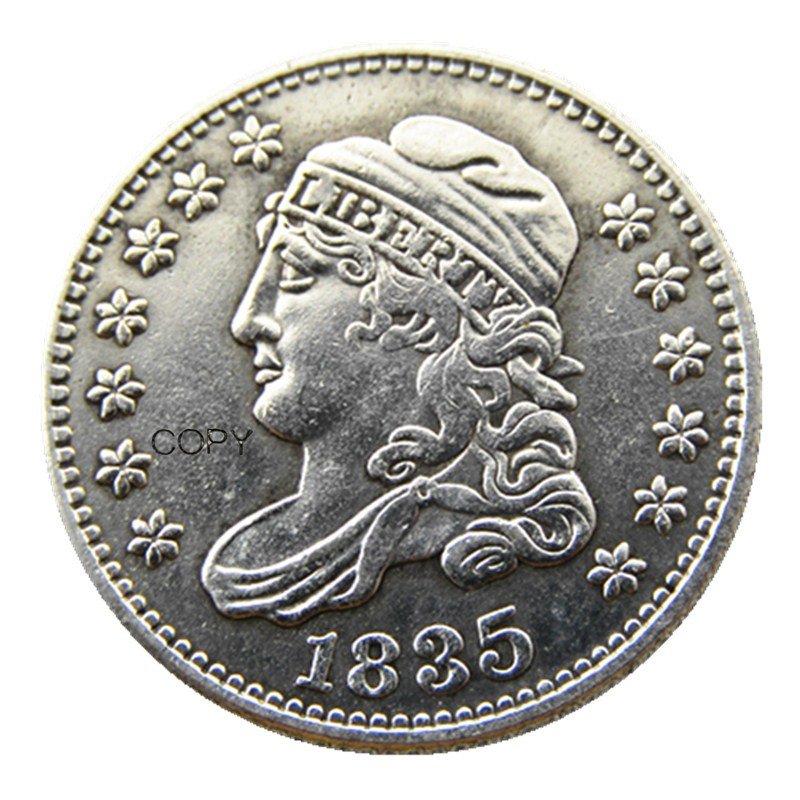USA 1835 Capped Bust Dime 10C Copy Coins