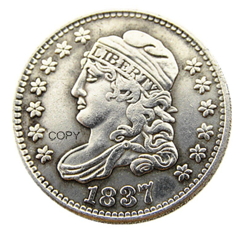 USA 1837 Capped Bust Dime 10C Copy Coins