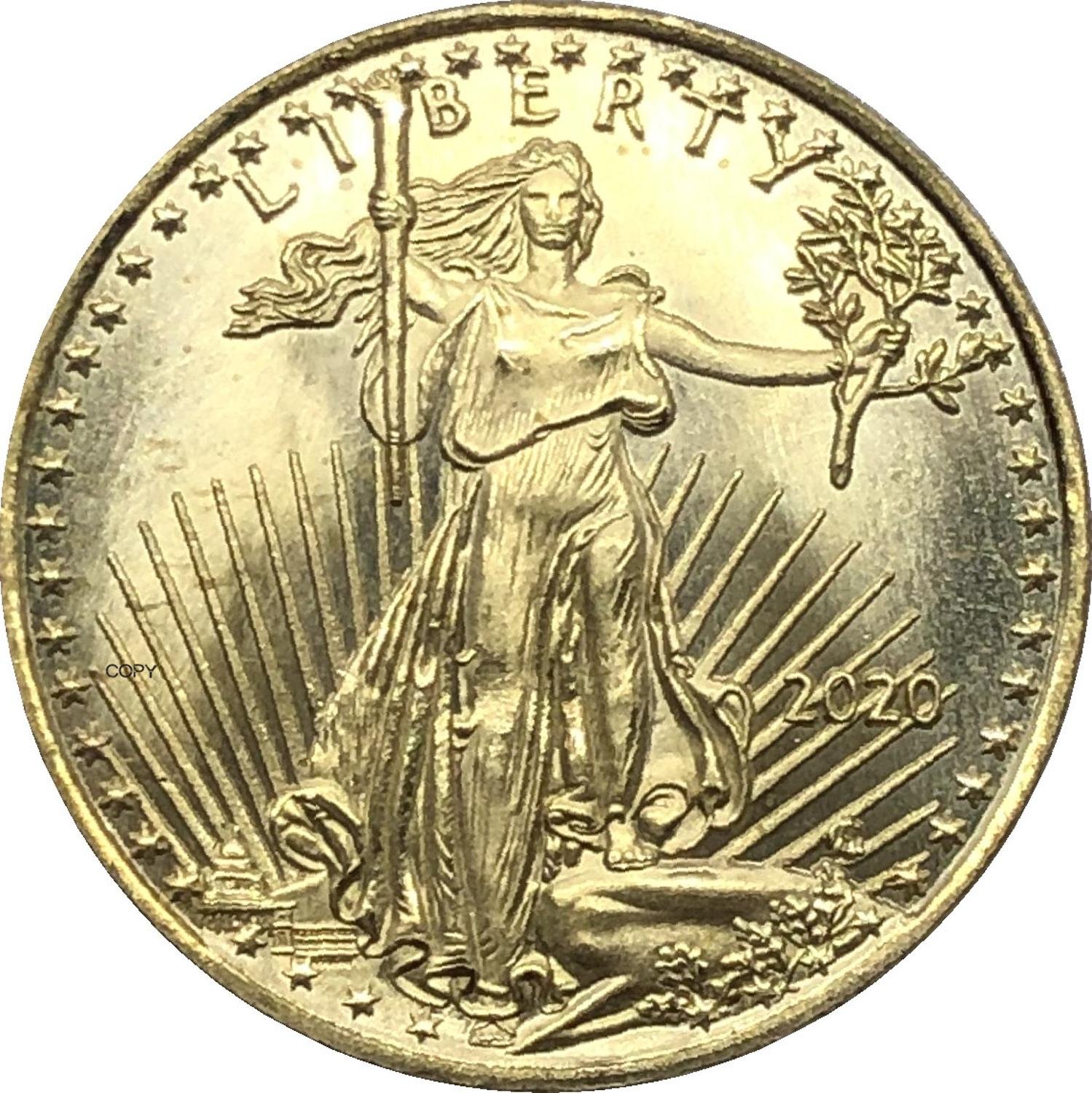 2020 United States 25 Dollar America Eagle Gold Copy Coin