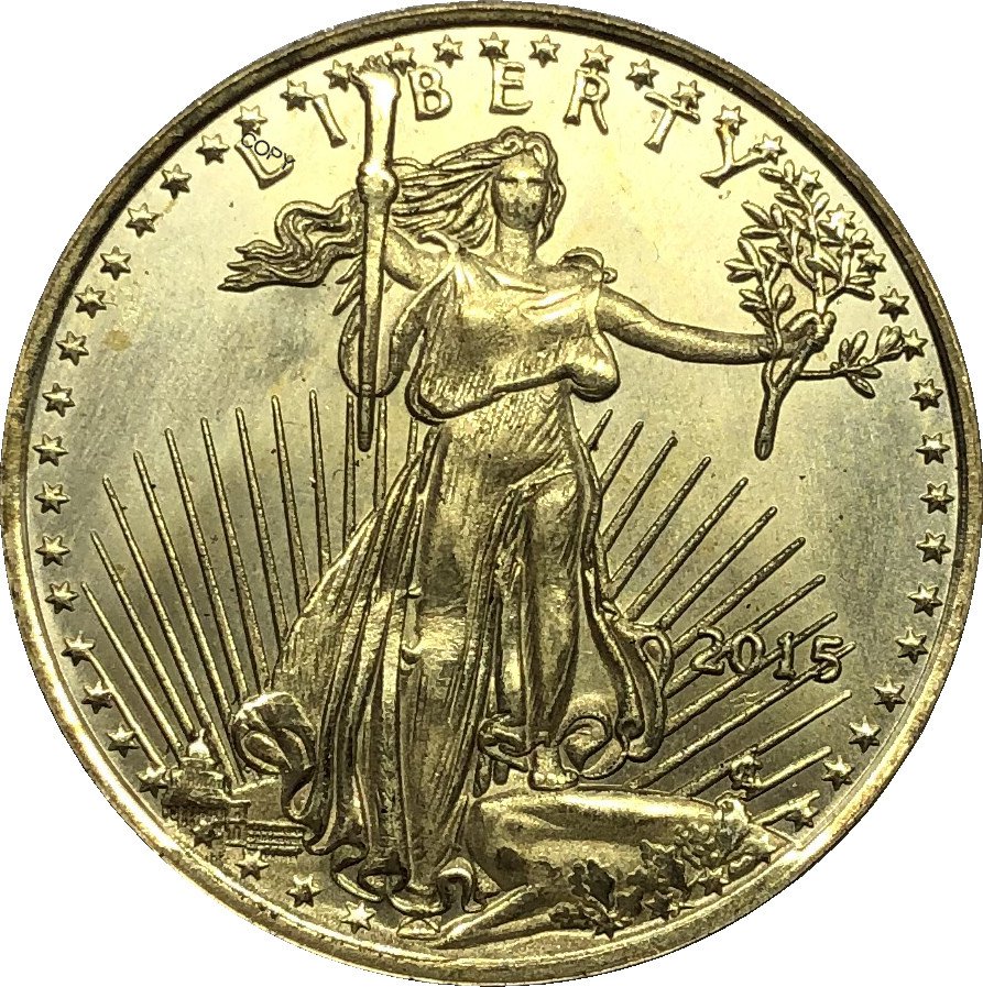 2015 United States 25 Dollar America Eagle Gold Copy Coin