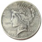 US 1924 Peace Dollar Copy Coins
