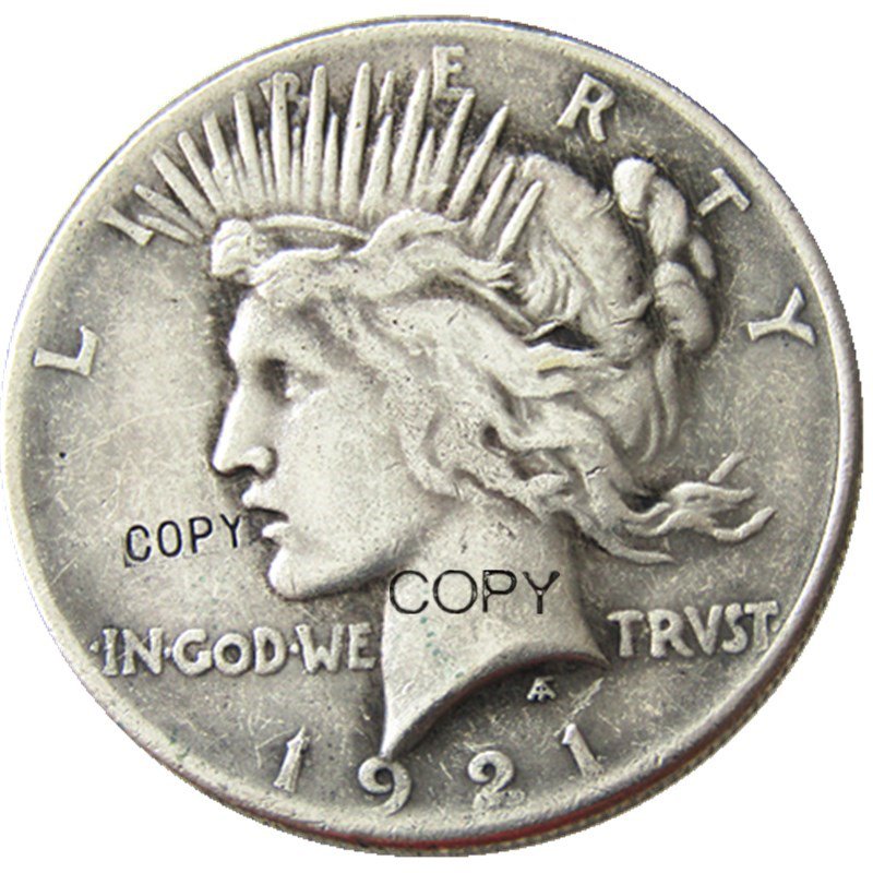 US 1921 Peace Dollar Copy Coins