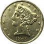 US 1863 Liberty Coronet Head Five Dollar Gold Copy Coins