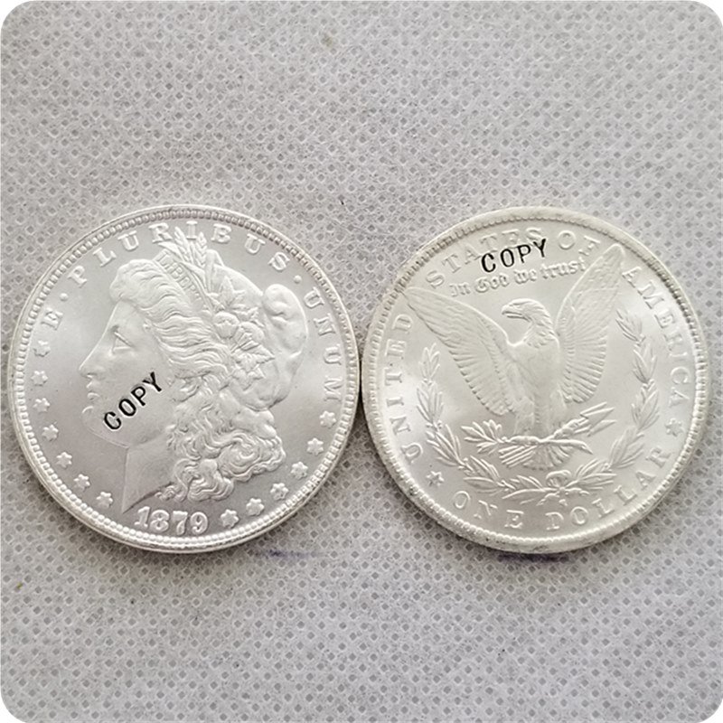 US 1879-S UNC Morgan Dollar Copy Coins