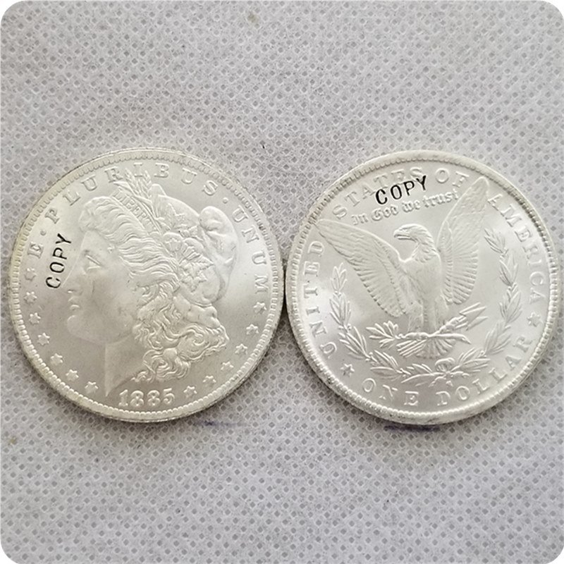 US 1885-S UNC Morgan Dollar Copy Coins