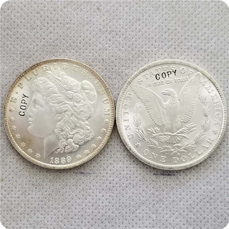 US 1889-S UNC Morgan Dollar Copy Coins