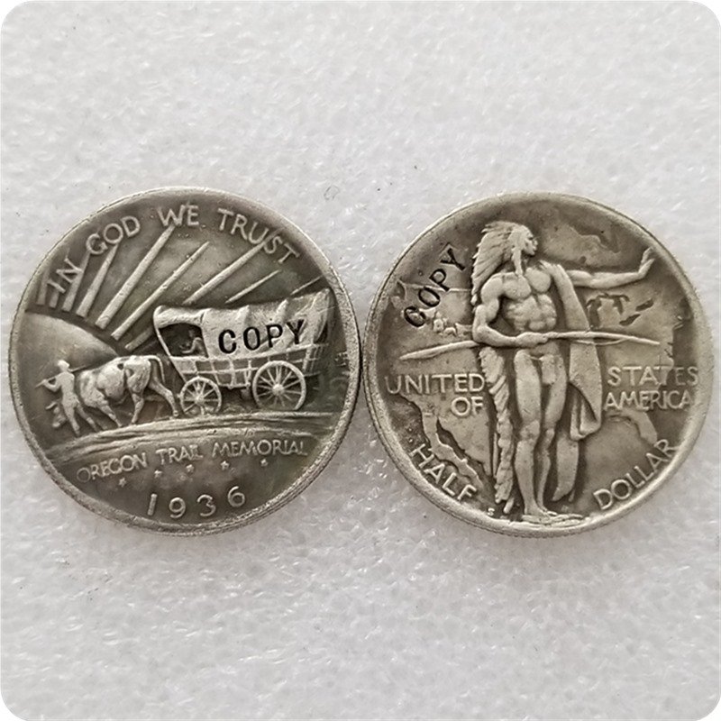 US 1936-S Oregon Trail Memorial Half Dollar Copy Coins