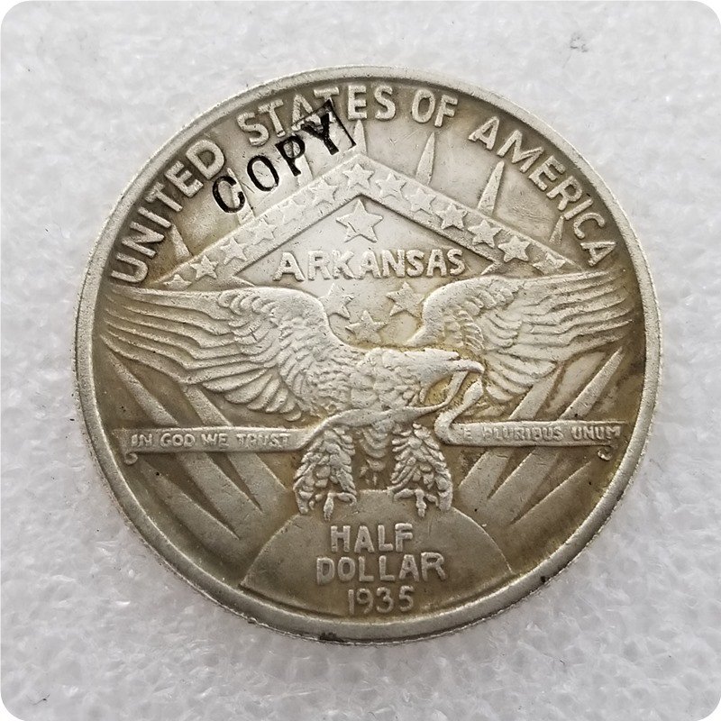 US 1935 Arkansas Centennial Commemorative Half Dollar Copy Coins