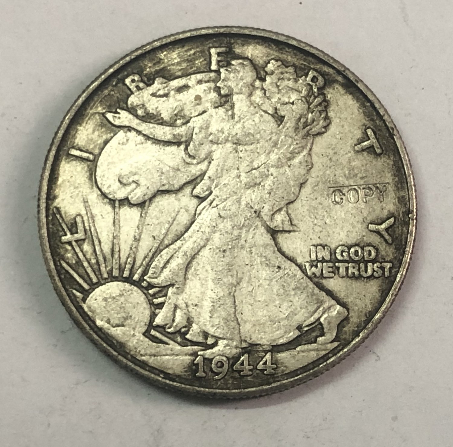1944-D United States &Acirc;&frac12; Dollar "Walking Liberty Half Dollar" Copy Coins