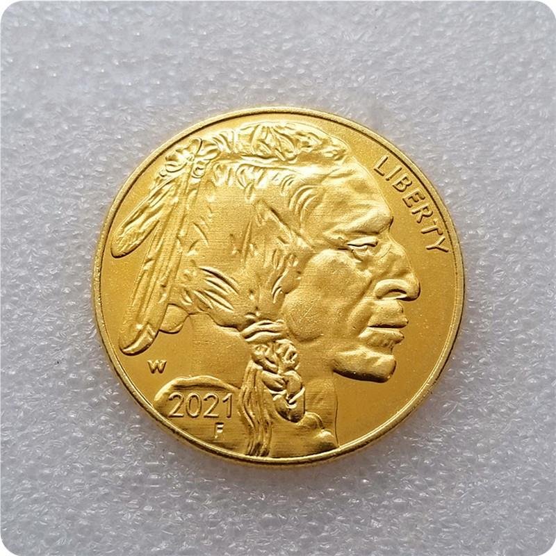 US 2021-W Liberty Buffalo $50 Fifty Dollar Copy Coins