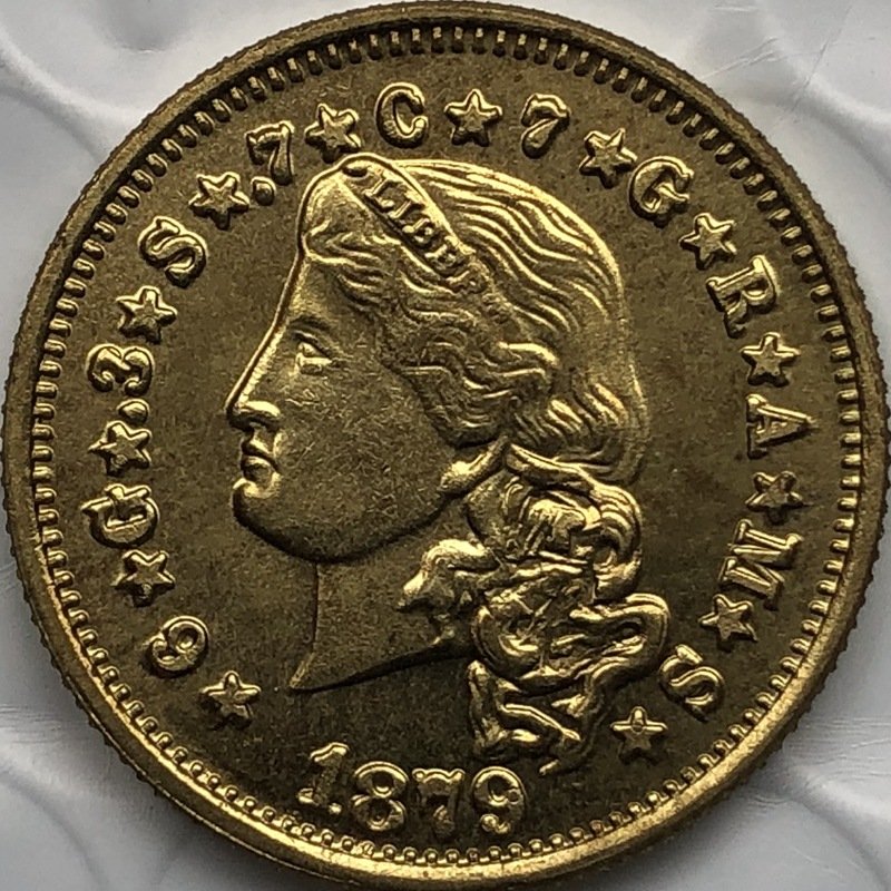 US 1879 Liberty Head One Stella 400 Cents Four Dollar Copy Coins