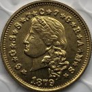 US 1879 Liberty Head One Stella 400 Cents Four Dollar Copy Coins US 1879 Liberty Head One Stella 400 Cents Four Dollar Copy Coins