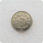 US 1873 Shield Nickel 5 Cents Copy Coins