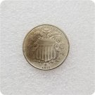 US 1877 Shield Nickel 5 Cents Copy Coins