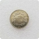 US 1880 Shield Nickel 5 Cents Copy Coins