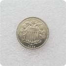 US 1883 Shield Nickel 5 Cents Copy Coins
