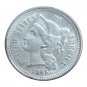 US 1865 Three Cent Nickel 3 Cents Copy Coins