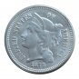 US 1875 Three Cent Nickel 3 Cents Copy Coins