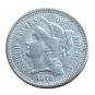 US 1879 Three Cent Nickel 3 Cents Copy Coins