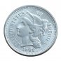 US 1882 Three Cent Nickel 3 Cents Copy Coins