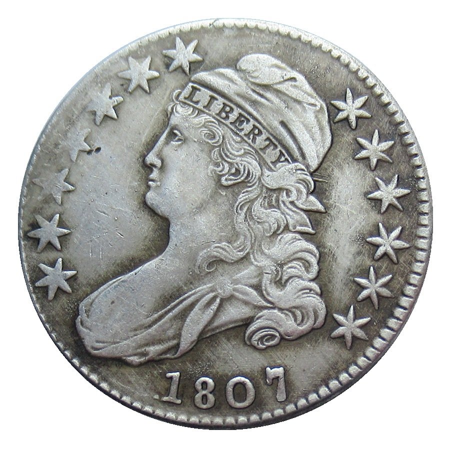 US 1807 Capped Bust 50C Half Dollar Copy Coins