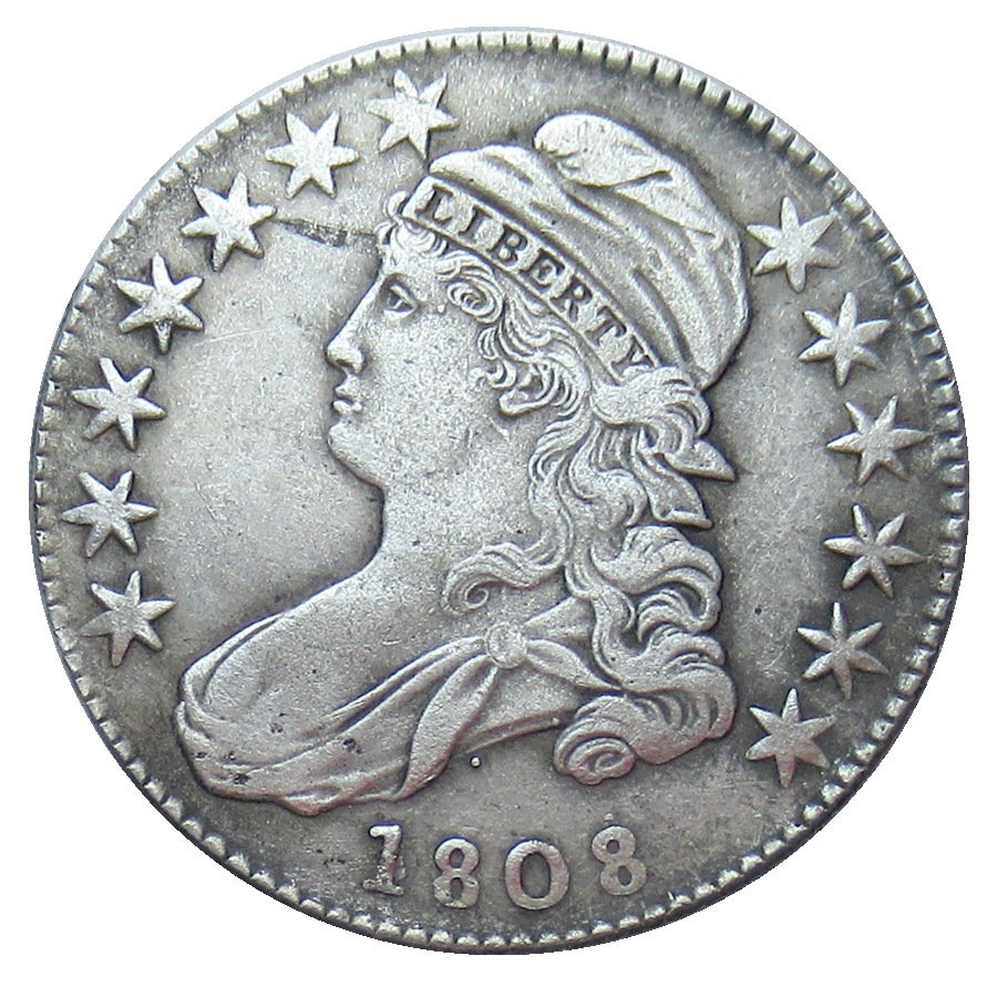 US 1808 Capped Bust 50C Half Dollar Copy Coins