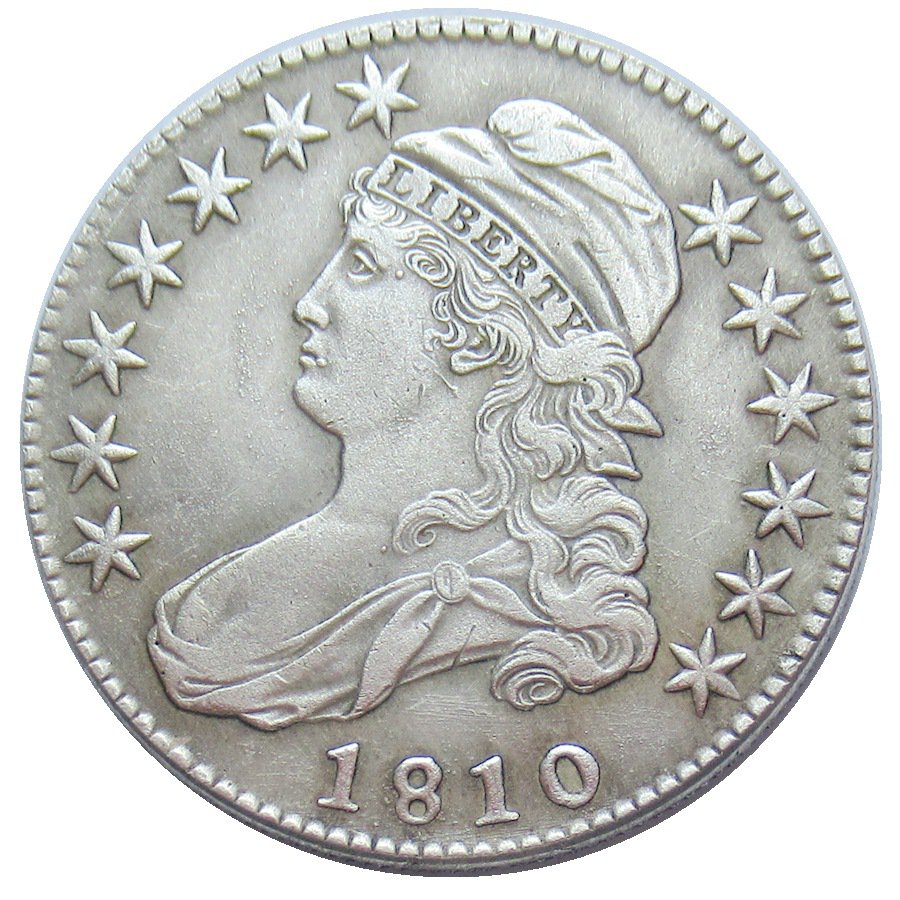 US 1810 Capped Bust 50C Half Dollar Copy Coins