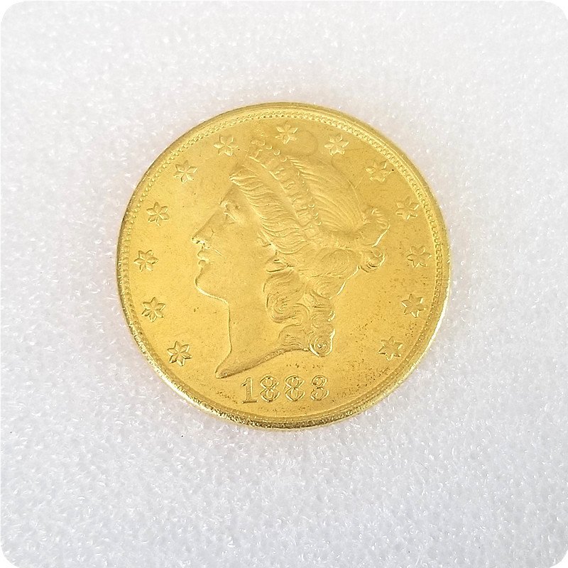 US 1883-CC Liberty Double Eagle $20 Twenty Dollars Copy Coins