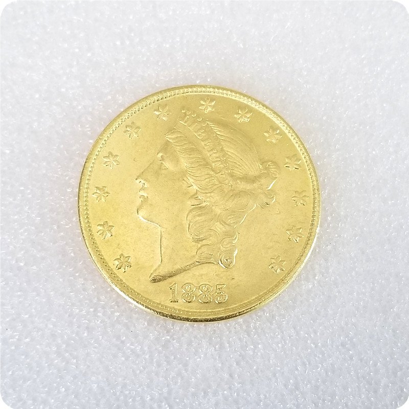 US 1885-CC Liberty Double Eagle $20 Twenty Dollars Copy Coins