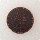 US 1793 Flowing Hair Wreath Leaf One Cent Copy Coins US 1793 Flowing Hair Wreath Leaf One Cent Copy Coins