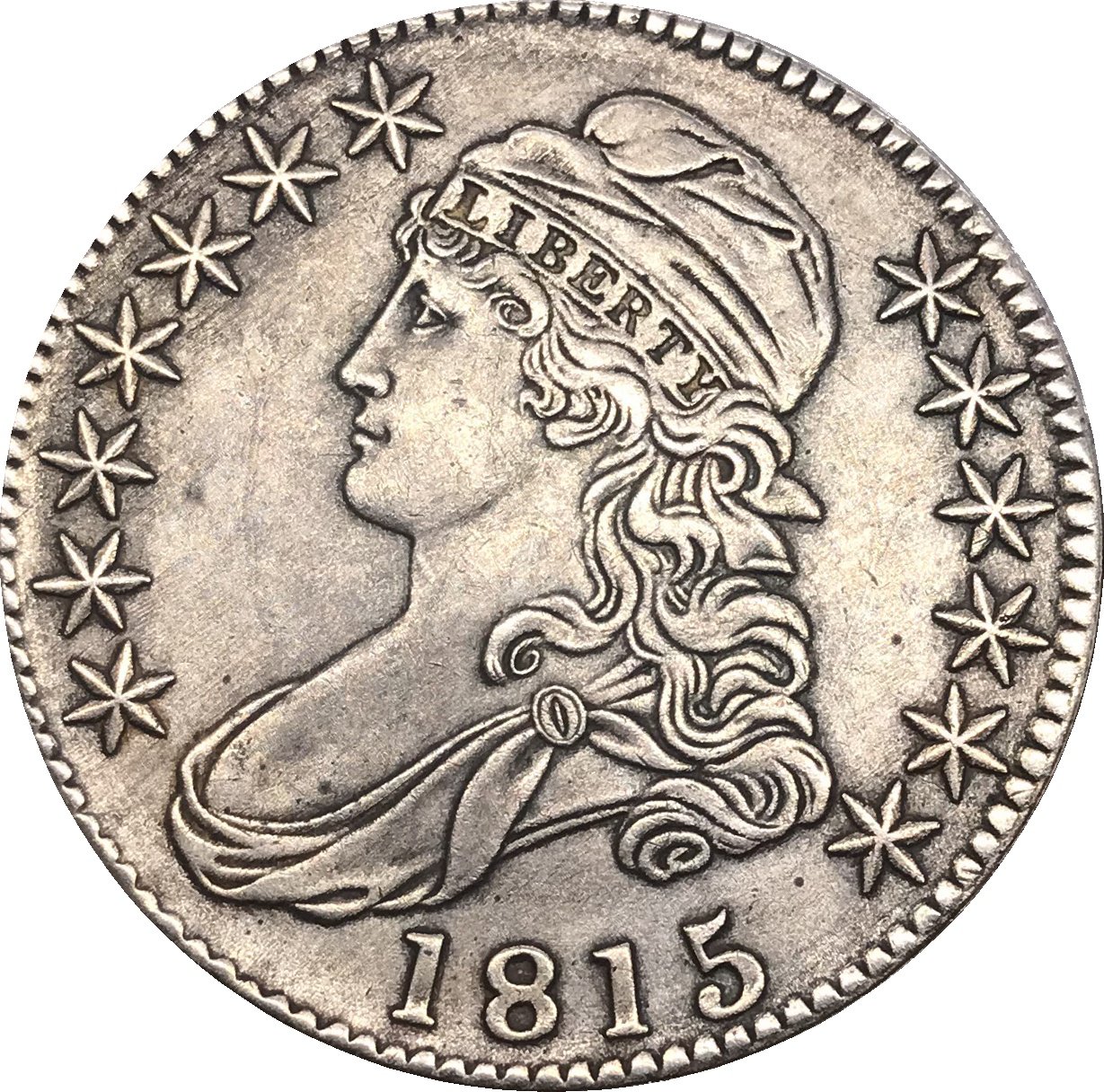 1815 United States 50 Cents &Acirc;&frac12; Dollar Liberty Eagle Capped Bust Half Dollar Copy Coins