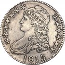 1815 United States 50 Cents ½ Dollar Liberty Eagle Capped Bust Half Dollar Copy Coins 1815 United States 50 Cents ½ Dollar Liberty Eagle Capped Bust Half Dollar Copy Coins