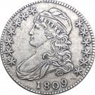 1809 United States 50 Cents ½ Dollar Liberty Eagle Capped Bust Half Dollar Copy Coins