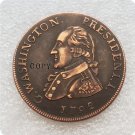 USA 1792 Washington Getz Pattern Small Eagle Cent Copper Copy Coin