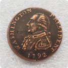 US 1792 Washington President 1C Cent Copy Coin