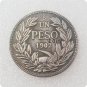 1902 Chile 1 Peso Copy Coin