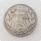 1905 Chile 1 Peso Copy Coin