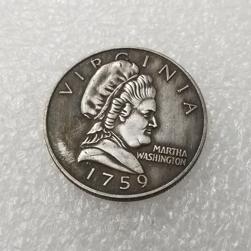 1759 Martha Washington Half Dollar Copy Coin