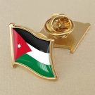 1Pcs Jordan Flag Waving Brooches Lapel Pins