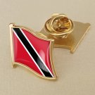 1Pcs Trinidad And Tobago Flag Waving Brooches Lapel Pins
