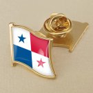 1Pcs Panama Flag Waving Brooches Lapel Pins