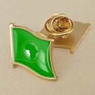 1Pcs African Union Flag Waving Brooches Lapel Pins