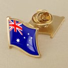 1Pcs Australia Flag Waving Brooches Lapel Pins