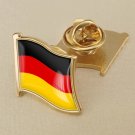 1Pcs Germany Flag Waving Brooches Lapel Pins