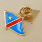 1Pcs Congo Flag Waving Brooches Lapel Pins